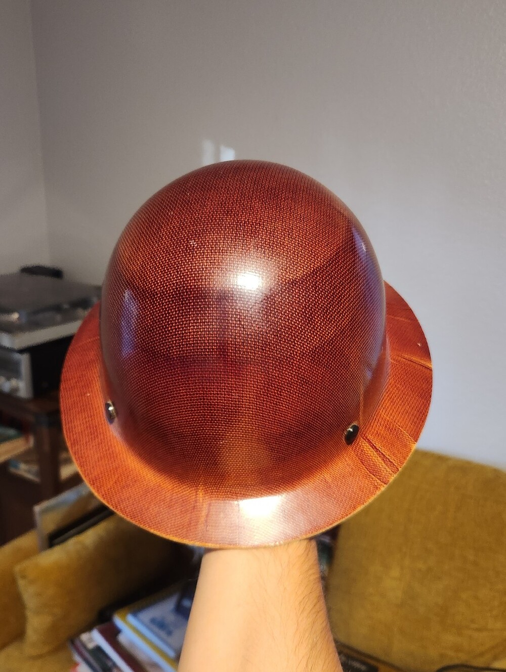 MSA SKULLGARD micarta helmet